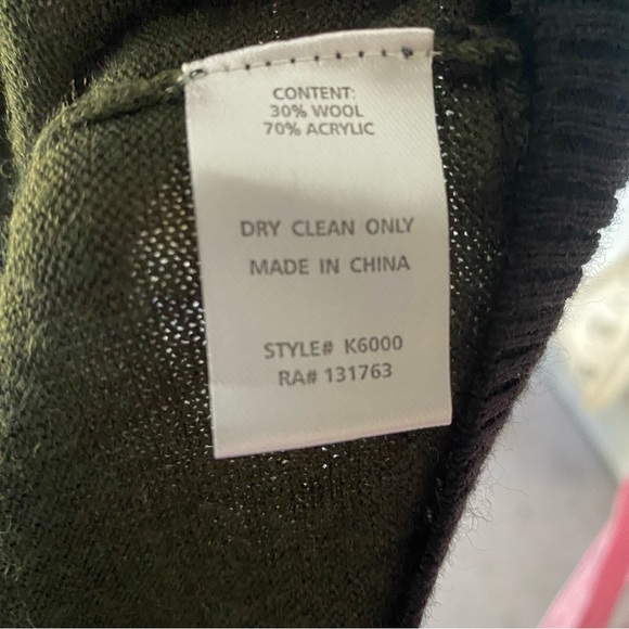 The Knitted Dove Who's Who Owl Wool Blend Sweater Cardigan Artsy Teacher Sz L - Picture 10 of 10